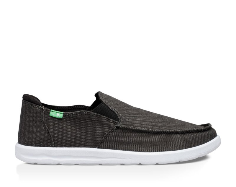Chaussures Sanuk Hi Five Homme - Noir CRWTZH235